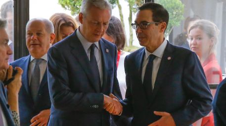 Al cabo de una noche de negociaciones, las siete principales economías del planeta llegaron a un consenso, presentado por la presidencia francesa como un 