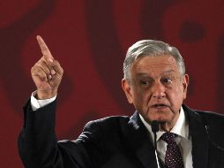 Jefe del Ejecutivo Federal no quiso dar el nombre del expresidente que no ha pagado impuestos. EFE / M. Guzmán