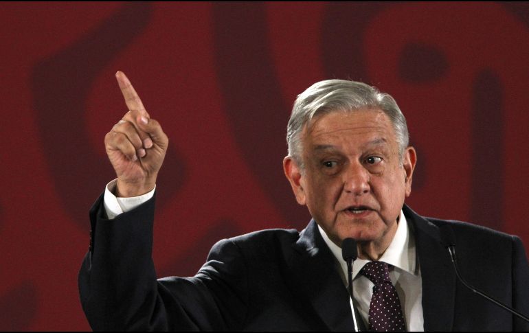 Jefe del Ejecutivo Federal no quiso dar el nombre del expresidente que no ha pagado impuestos. EFE / M. Guzmán