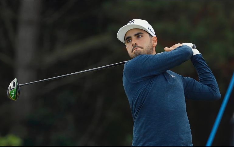 El mexicano Abraham Ancer terminó con un acumulado de dos sobre par de campo, a un golpe de la línea de corte. AP