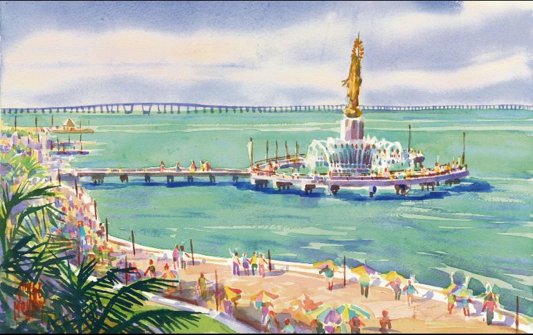 “La Perla del Golfo”, es el apodo de este lugar por el brillante aspecto que presume a la distancia. ESPECIAL / J. Monroy