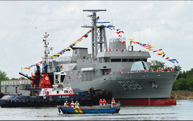La Patrulla Oceánica ARM Tabasco vigilará los litorales del país. NOTIMEX