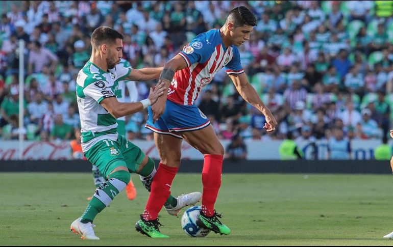 Santos goleó 3-0 al Guadalajara en la jornada 1 del Apertura 2019. TWITTER / @Chivas