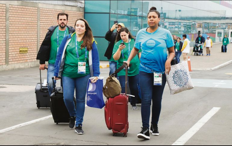 Atletas y delegados de diferentes países ya se encuentran en Lima. NOTIMEX