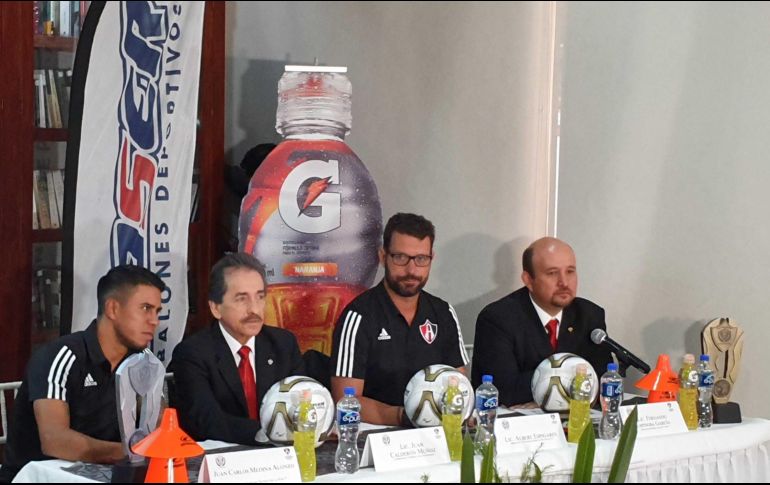 El anuncio se dio a conocer este martes en una conferencia de prensa celebrada en el Club Atlas Chapalita. EL INFORMADOR/J. Robles