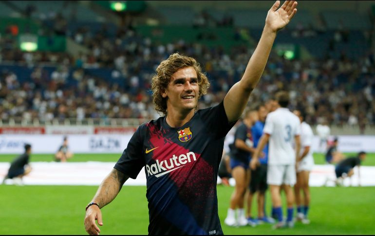 Barcelona trató de reaccionar de la mano de Griezmann pero no lo logró. AP / S. Kajiyama