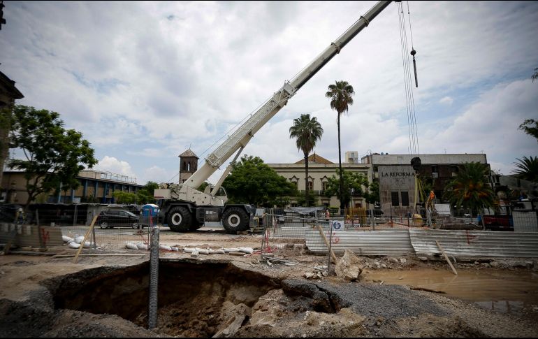 El gobernador, Enrique Alfaro, aseguró que este incidente no afectó la Línea 3. EL INFORMADOR / F. Atilano