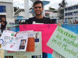Los más pequeños hicieron cartulinas de felicitación para los deportistas que compitieron dentro del Mundial de Natación de Gwangju y la Universiada Mundial de Nápoles. EL INFORMADOR/D. Reos