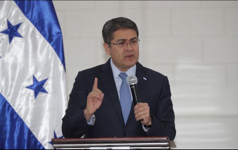 El presidente Juan Orlando Hernández, fue parte de la primera iniciativa para combatir la corrupción. EFE / G. Amador