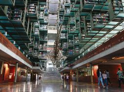 Biblioteca Vasconcelos. El recinto albergaría los libros contemporáneos. NOTIMEX/Archivo