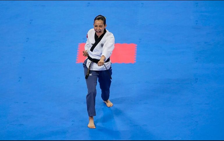 A Fregoso siguieron la peruana Marcela Castillo, que ganó plata, y la estadounidense Karyn Real, bronce. TWITTER/@CONADE
