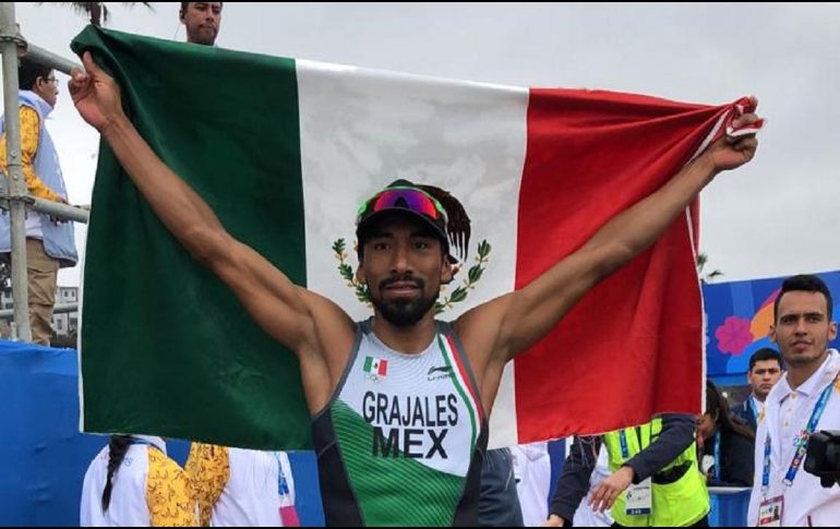 Grajales refrenda el título que obtuvo en Toronto 2015. TWITTER/@Conade