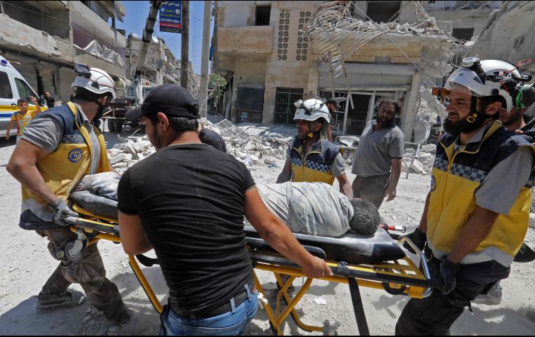 Ariha ha sufrido varios ataques aéreos, especialmente durante la semana pasada. AFP/O. Haj Kadour