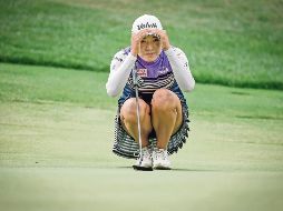 La surcoreana Hyo Joo Kim se mantiene como líder cuando falta una jornada más para que concluya el torneo. AFP