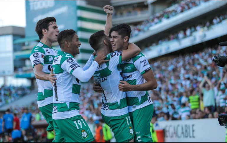 De este modo, Santos Laguna alcanzó seis unidades. IMAGO7 / J. Ruiz