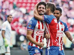 Antonio Briseño celebra con todo la anotación contra los Tigres. IMAGO7