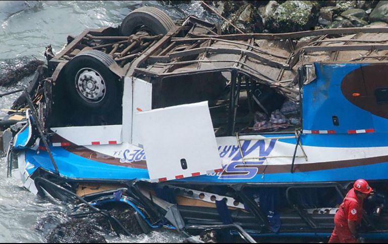 El exceso de velocidad y el mal estado de las carreteras suelen ser los motivos por el alto número de accidentes de tránsito en Perú. EFE/ARCHIVO