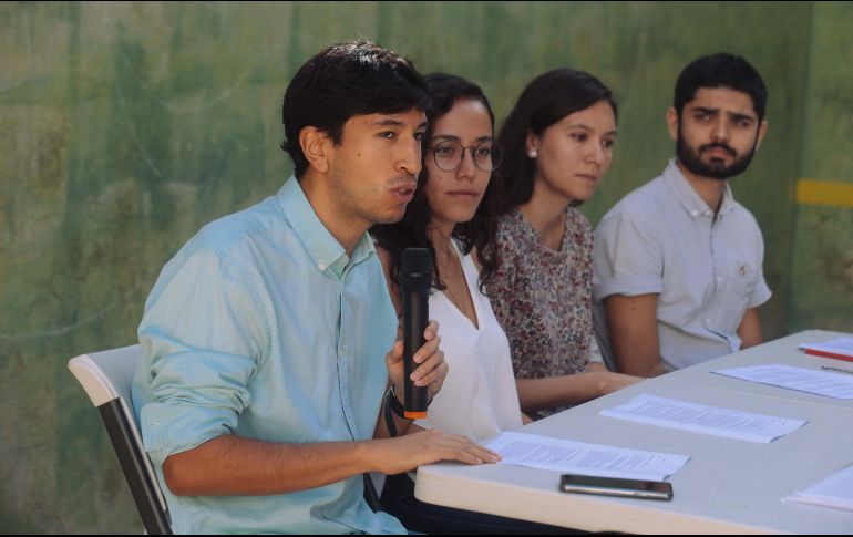 Pedro Kumamoto, vocero de Futuro, señaló que esperan trabajar en la iniciativa durante agosto y presentarla en el Congreso a finales de ese mes o a principios de septiembre.  EL INFORMADOR/G. Gallo