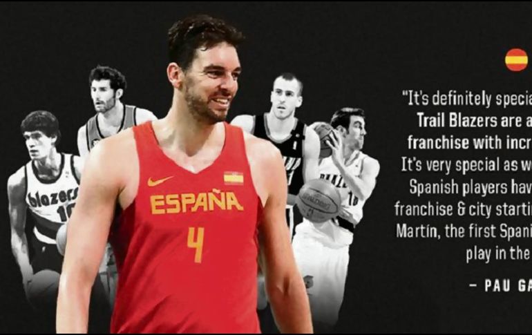 Pau Gasol jugará su campaña 19 en la NBA. @trailblazers