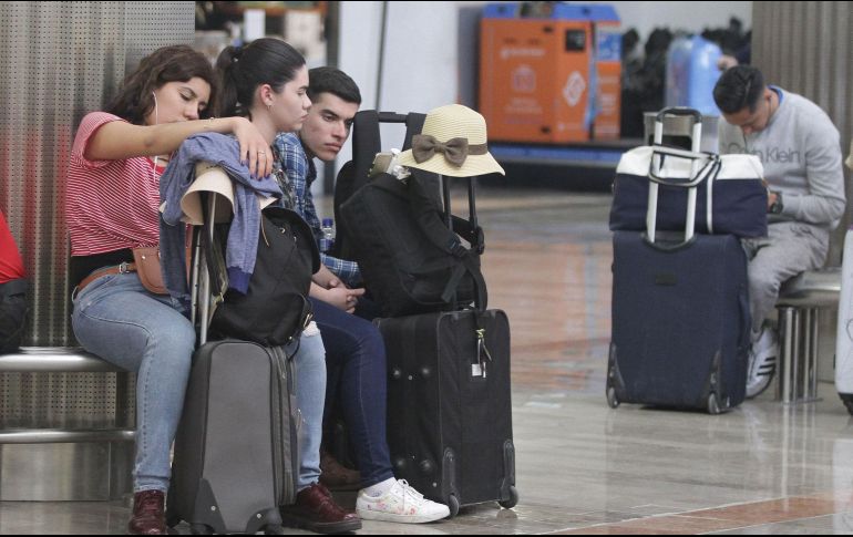 Por esa contingencia, la Profeco ha brindado al momento 150 atenciones a los pasajeros afectados, 37 asesorías, 48 conciliaciones y 65 quejas recibidas. NTX/ ARCHIVO