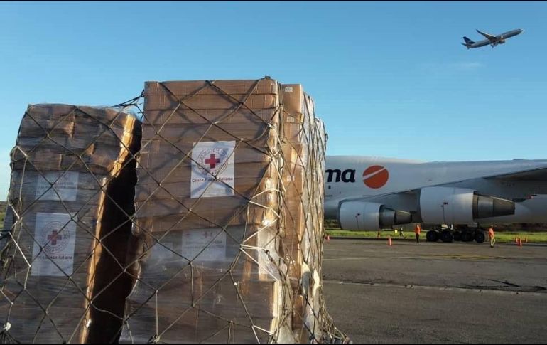 ''Se trata de una donación en especie de tres millones de euros a la Federación Internacional de Sociedades de la Cruz Roja y de la Media Luna Roja (FICR)'', según un comunicado. EFE / ESPECIAL