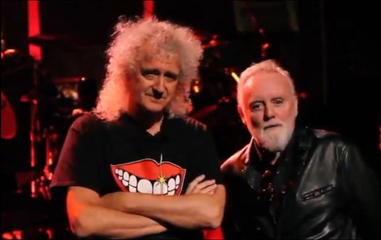 Bryan May y Roger Taylor agradecen a sus seguidores por el logro alcanzado con el video de Bohemian rhapsody. TWITTER / @QueenWillRock