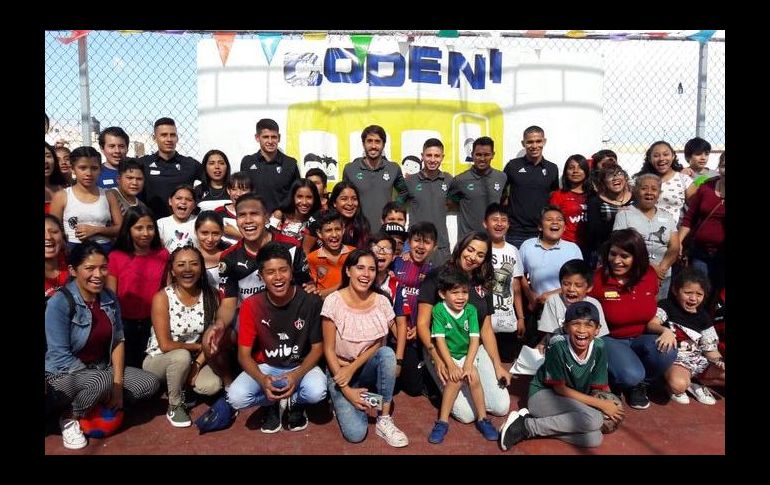 Al evento asistieron jugadores de ambos equipos. Cortesía / Grupo Orlegi