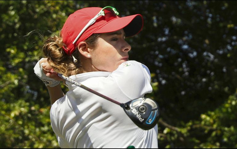 Gaby López firmó una tarjeta de uno bajo par para ubicarse empatada en el puesto 32. AP