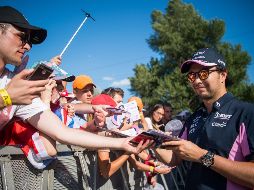 Sergio Pérez es uno de los pilotos más consolidados en la Fórmula Uno. EFE/Z. Balogh