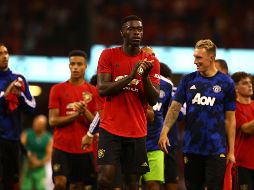 El United, que ha ganado sus seis partidos de pretemporada, sufrió de más en esta ocasión. AFP/G. Caddick