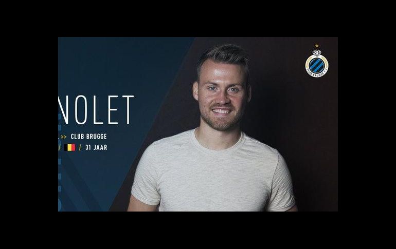 El jugador ha sido desplazado constantemente por otros arqueros . TWITTER / @ClubBrugge