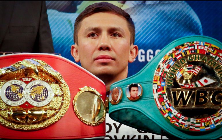 La FIB decretó que Golovkin (imagen) y Derevyanchenko tienen hasta el 4 de septiembre para llegar a un acuerdo económico. AP / ARCHIVO