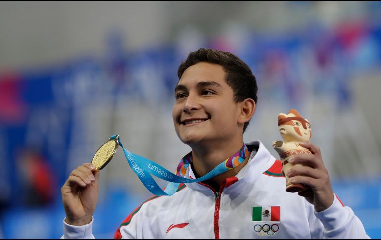 Además de conquistar la presea dorada, el veracruzano ganó plaza olímpica para los juegos de Tokio 2020. AP / S. Izquierdo