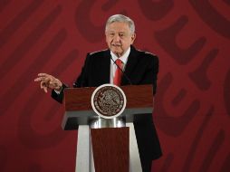 En algunas de sus conferencias de prensa, López Obrador ha pedido que lo dejen trabajar en el proyecto de Santa Lucía. NTX / A. Guzmán