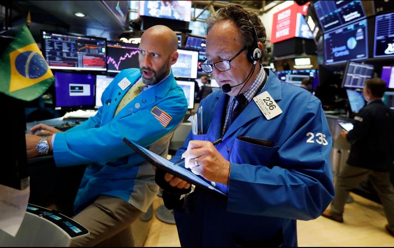 El promedio industrial Dow Jones sumó 371 unidades, o 1.4%, a 26 mil 378 puntos. AP/R. Drew