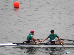 La pareja triunfa en la prueba de doble par de remos cortos peso ligero de los Juegos Panamericanos. TWITTER / @DVanegasL