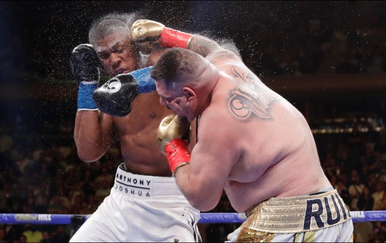 El pasado 6 de junio, Ruiz Jr. dio una de las mayores sorpresas en la historia de la división de los pesos pesados en el Madison Square Garden de Nueva York con su sensacional victoria. AP / ARCHIVO