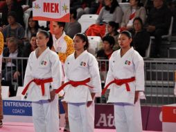 Las mexicanas Cinthia de la Rue, Pamela Contreras y Victoria Cruz fueron superadas en la final por las dominicanas María Dimitrova, Franchel Velázquez y Serena Rodríguez. TWITTER/@CONADE