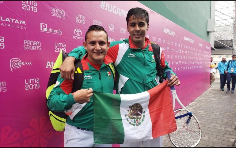 López y Molina vencieron 2-0 este sábado a la dupla de Estados Unidos. TWITTER / @CONADE