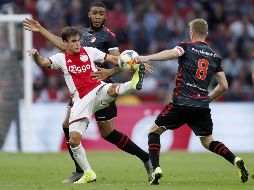 El cuadro del estratega Erik ten Hag mostró su dominio desde los primeros minutos del encuentro. AFP/M. Van Steen