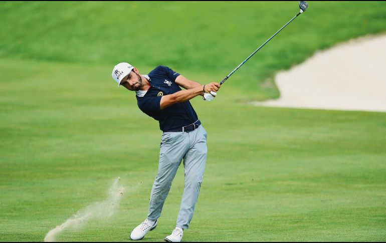 El oriundo de Reynosa, Abraham Ancer, ha demostrado su capacidad al competir ante los mejores exponentes del mundo. AFP 