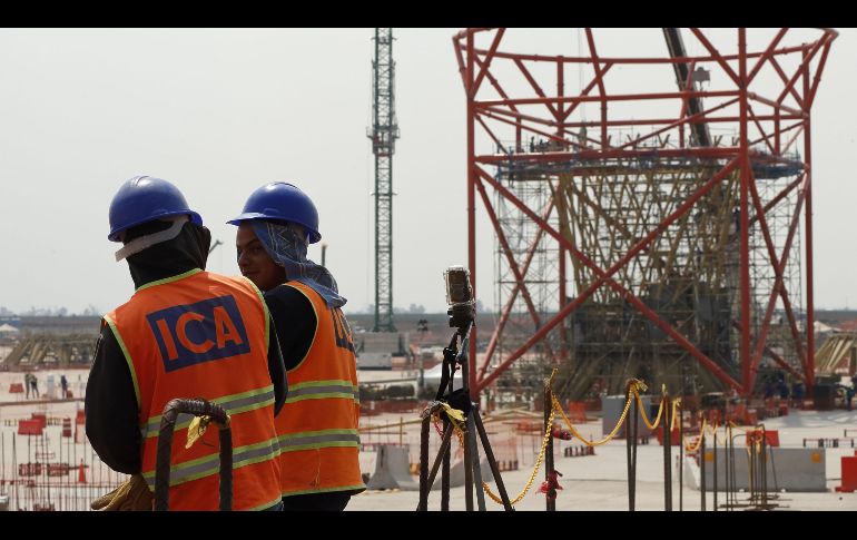 Con este acuerdo, se superan el 90 por ciento de los compromisos cerrados y siguen los trabajos para el cierre de los últimos contratos para la construcción del Nuevo Aeropuerto. EFE / ARCHIVO