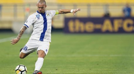 Sneijder también fue referente en el Real Madrid. ARCHIVO