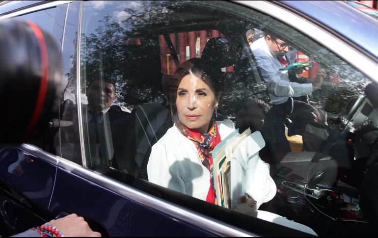 Esta mañana, la ex funcionaria Rosario Robles ingresó al penal de Santa Martha Acatitla. NTX