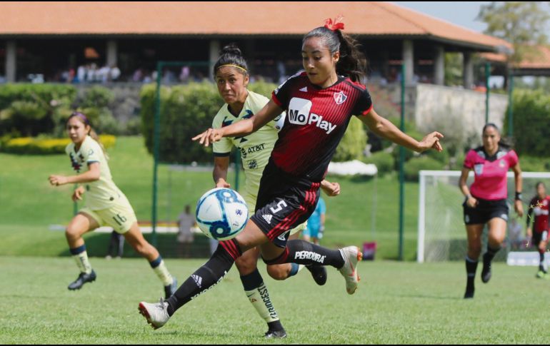 Alejandra Franco, defensora del Atlas, no estará disponible para jugar en la siguiente jornada. IMAGO7