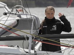 Greta Thunberg inicia viaje por Atlántico en un velero cero emisiones