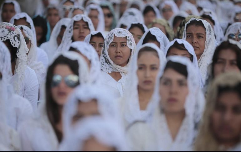 El atrio principal, que suele ser ocupado por Naasón Joaquín, permanece vacío; diversos pastores se encargarán de realizar los servicios de esta jornada. EL INFORMADOR/F. Atilano