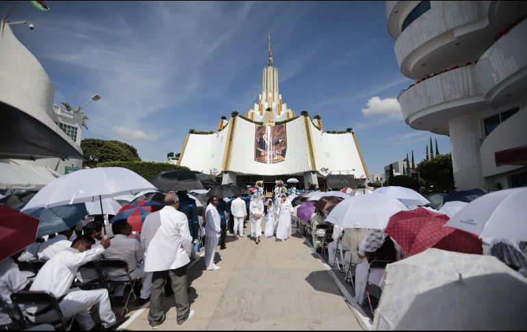El mensaje fue recibido hacia el final de la celebración de la Santa Cena. EL INFORMADOR / F. Atilano