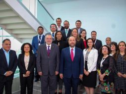 Jaime Valls Esponda (centro) inauguró el Segundo foro de profesionalización y servicio profesional de carrera de la Fiscalía General de Justicia de la CDMX. FACEBOOK/anuies