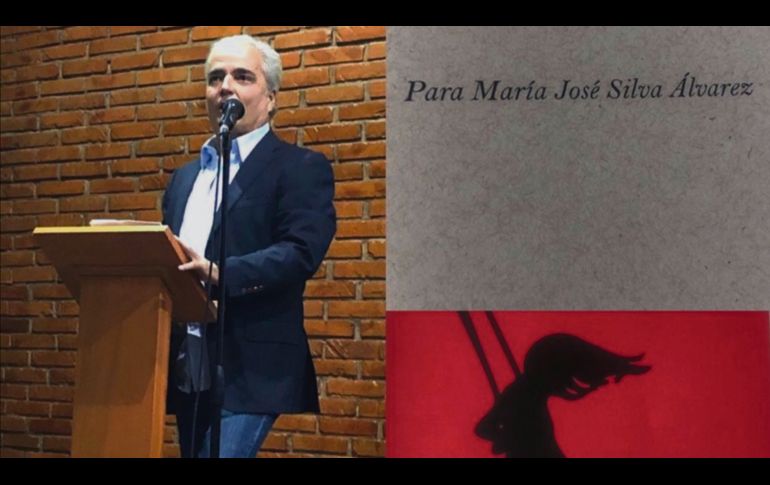 José Silva Rébora durante la presentación de su libro.